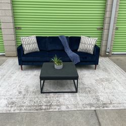 *Free Delivery* Modern Velvet Living Spaces Couch Sofa