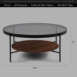 Vitri Coffee Table Walnut