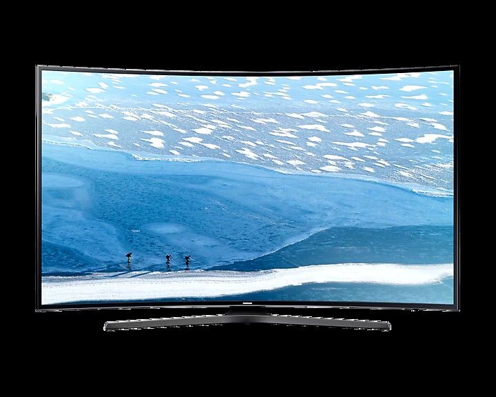 Model #UN55KU6500F 55-inch Samsung Curved TV