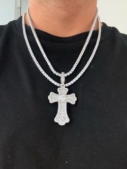 Diamond tennis chain set