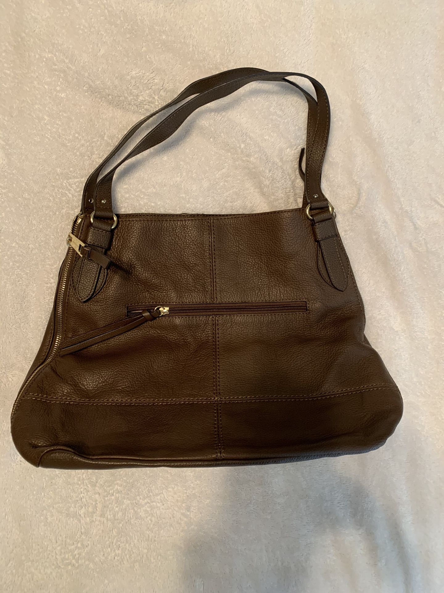 Brown leather Franco Sarto purse