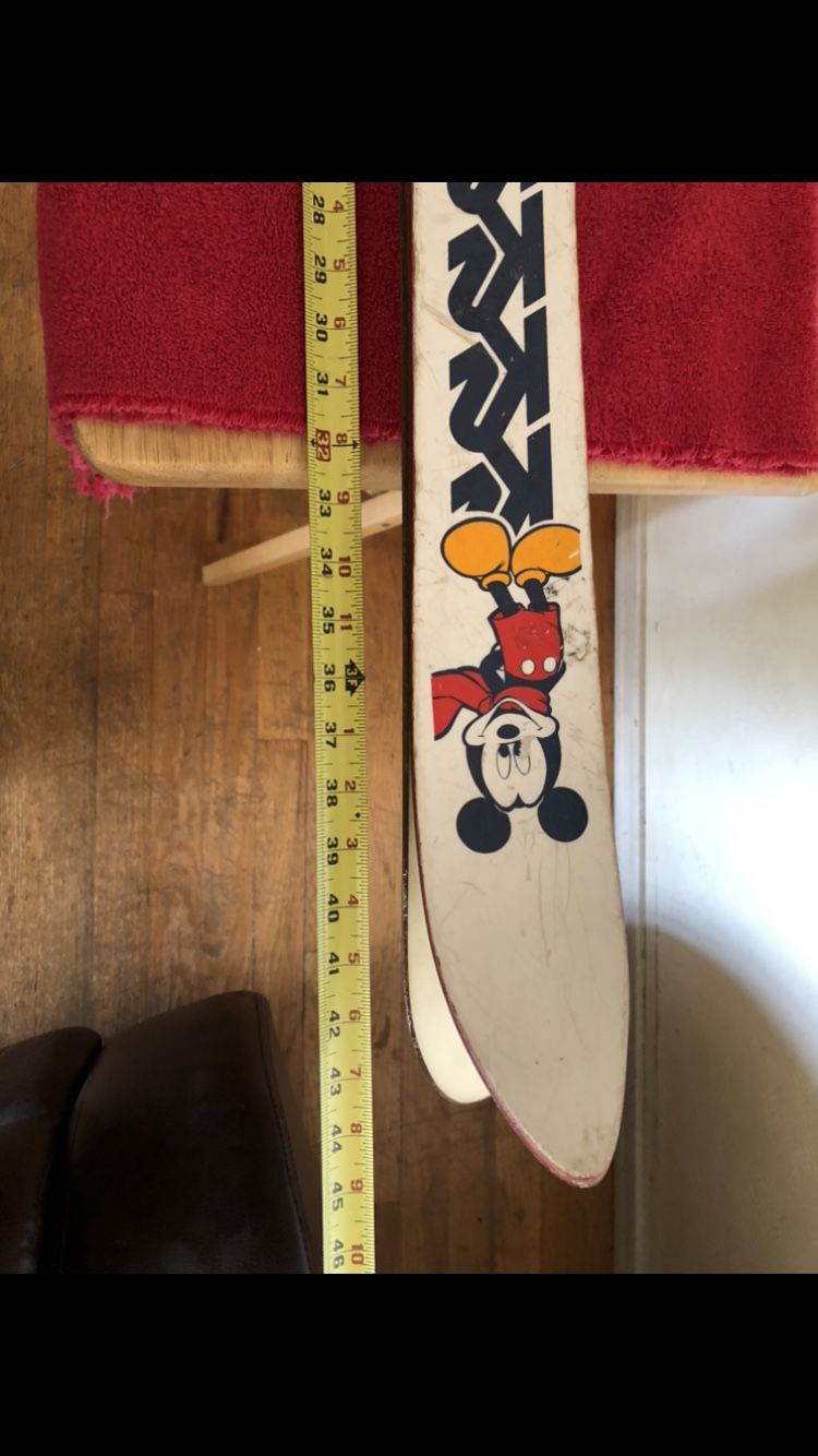 k2 anniversary mickey mouse skis Senior Team Vintage Snow 1987 Vintage Mickey Mouse K2 Snow