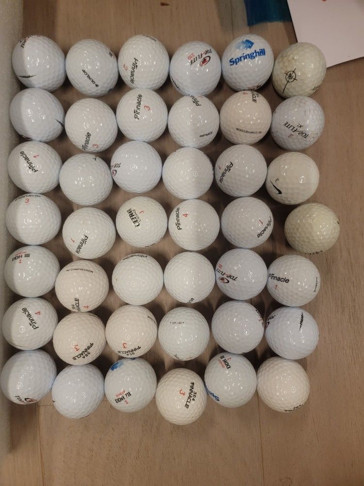 42 golf balls