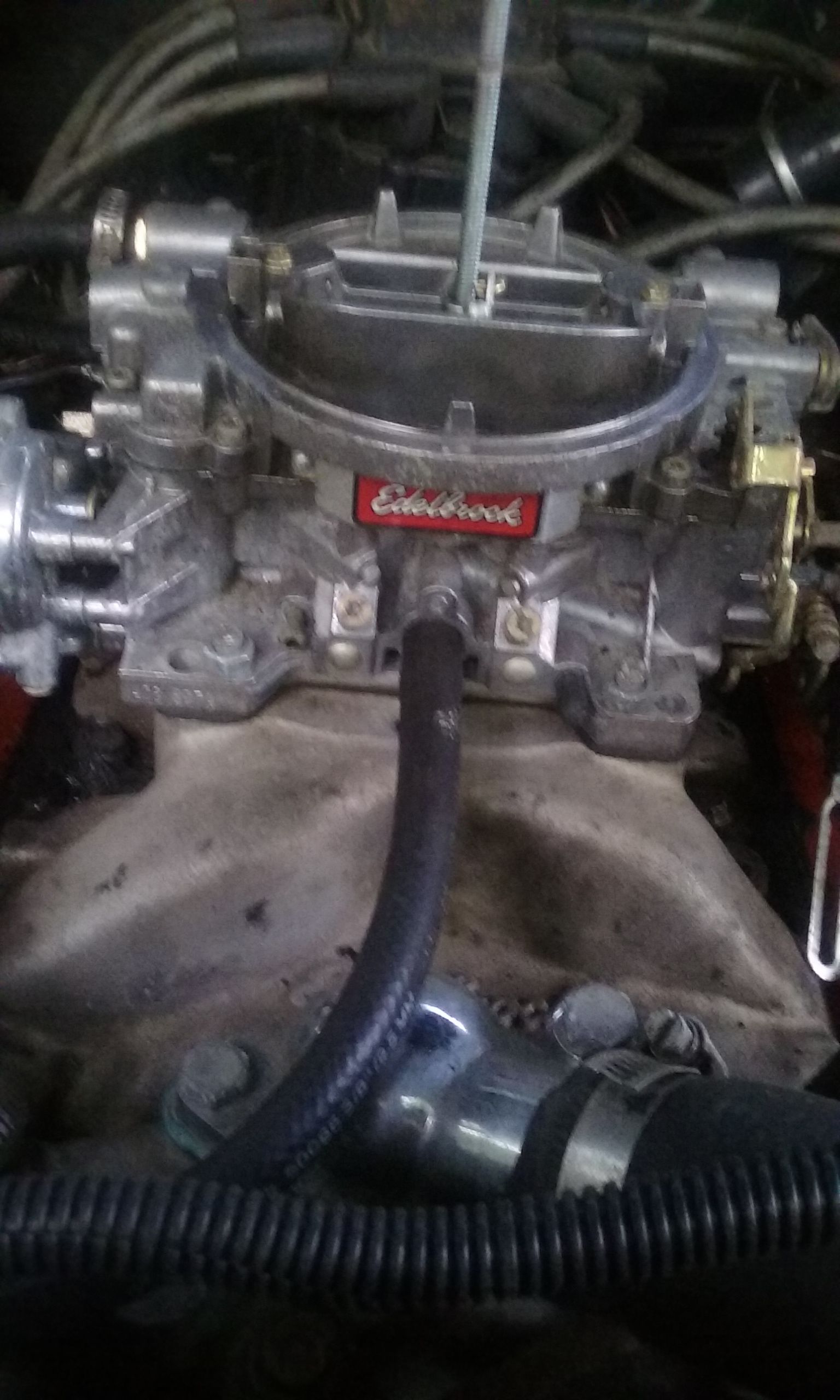 Eldabrock intake and carburetor