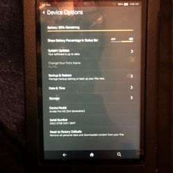 2013 Amazon Kindle Fire Hd 3rd Gen 