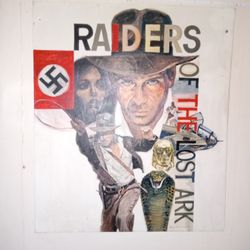 Indiana Jones Pastel Painting Canvas
