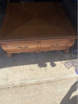 Free wooden coffee table
