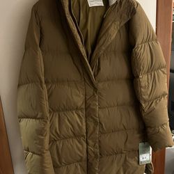 REI Long Down Jacket