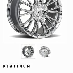 17 inch Platinum rims