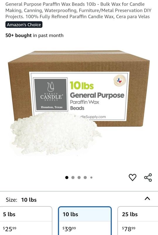Wax Beads 9LBS