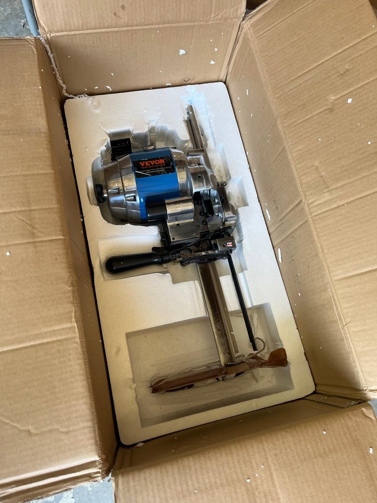 Industrial Fabric Cutter 9.8in 250mm By Vevor