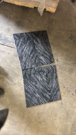 Carpet tile rubber back