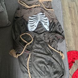 Skeleton Costume With Mask