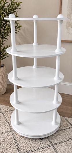 5 Tier Rotating Shoe Rack Tower, Brand New in Box
