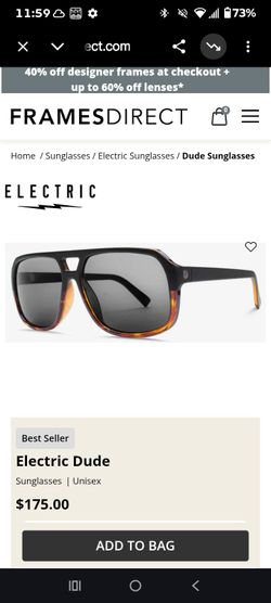 Electric Dude Unisex Sunglasses