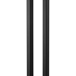 TOGU TG-R3825 48" Solid Standoffs-Heavy-Duty-Barn Door Pull Handle-Matte Black