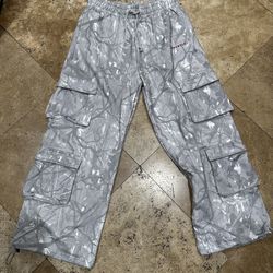 Young LA Hunting season cargo Joggers Grey Camo