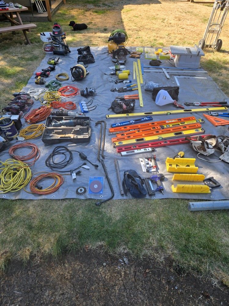 Tools Lots Of Tools! And Assortment Of Many Tools.