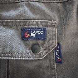 LABCO CAT 2 FR MENS PANTS. 100% COTTON. 42 X 30. These are fire resistant pants)