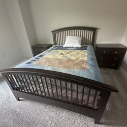 Queen Bedroom Set Solid Wood 