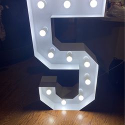 Metal 4 Feet Tall Decorative Numbers