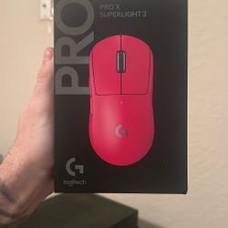 Sealed Logitech G PRO X Superlight 2 Wireless Gaming Mouse - Magenta