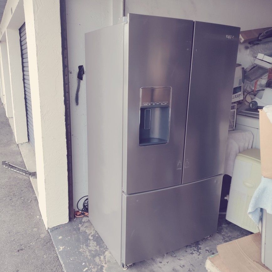 stainless fridges galore all brands everything comes with a warranty