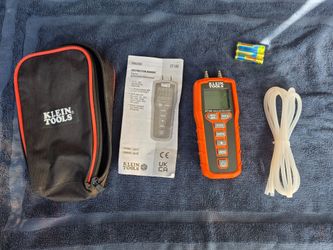 Klein Tools ET180 Digital Manometer, Air and Gas Pressure Tester