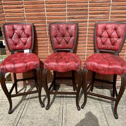 Rich Red Tall Bar Stools *Sold Separately* 