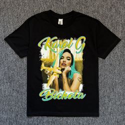 VINTAGE STYLE “KAROL G” TEE SIZE SMALL, MEDIUM