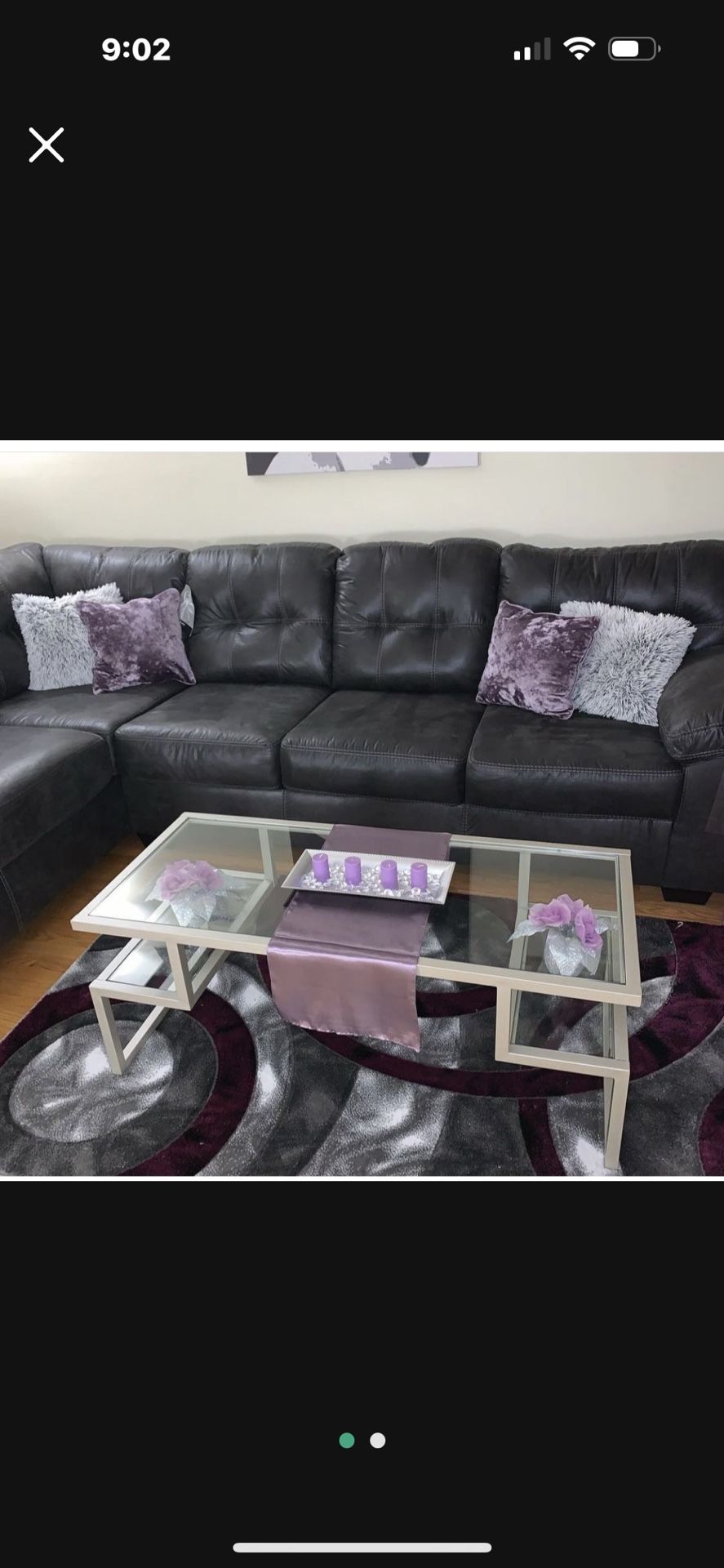 Grey Sectional Sofa 500