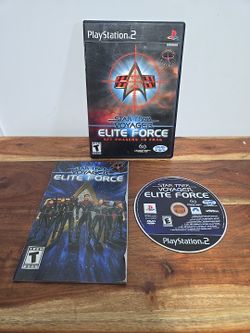 Star Trek Voyager - Elite Force (PlayStation 2 PS2, 2003) Complete w/ Booklet