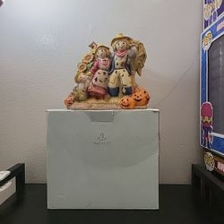  Party Lite  Vintage Autumn/Fall Scarecrow Family Tealight Holder NIB