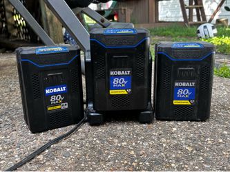 Kobalt 80V Max 2.5 Ah Lithium-Ion Batteries