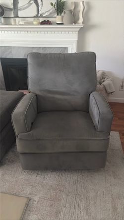 grey recliner chair