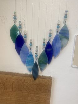 Hand Made Stained Glass Windchime - Sun Catcher -  NEW !!!