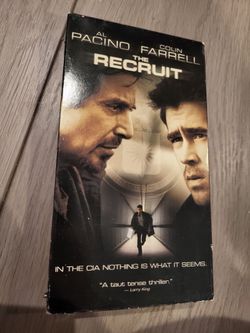 🕵️📼 The Recruit VHS – Al Pacino & Colin Farrell – 2003 Touchstone – Former Rental