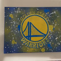 Golden State Warriors hand painted canvas