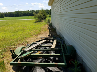 Green Boat trailer