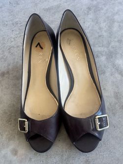 Lauren Peep Toe Heels