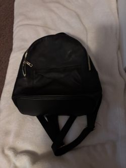 Black Mini Backpack 