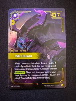 League of Legends TCG Rift Herald Foil Epic #179/219