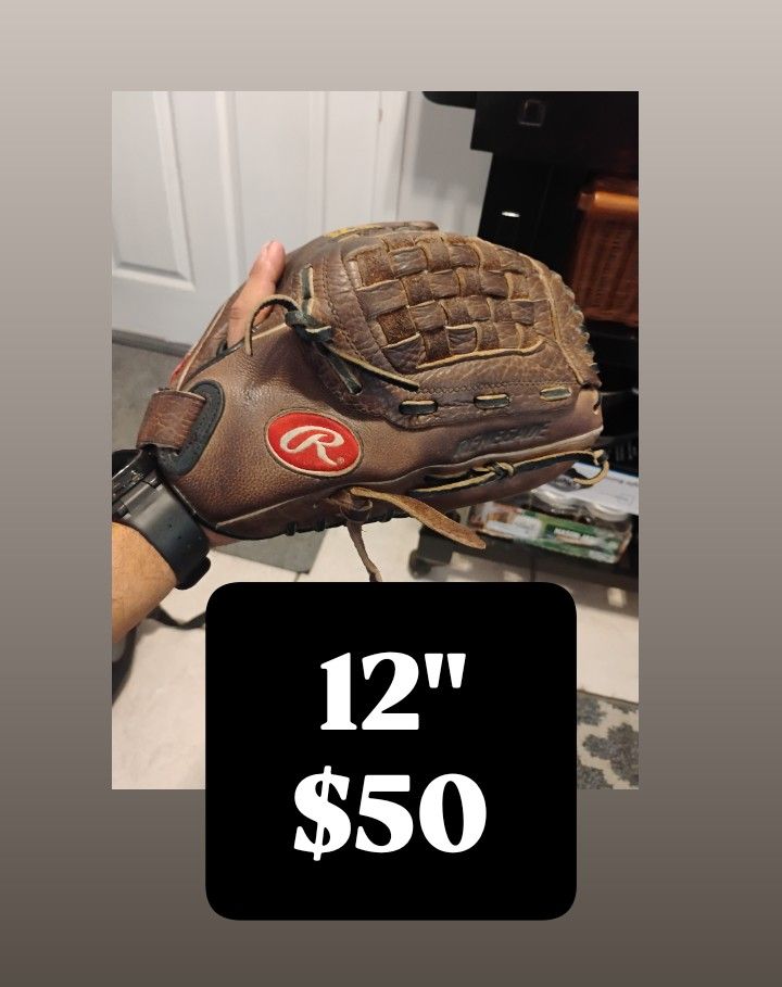 Rawlings Softball Glove 12"