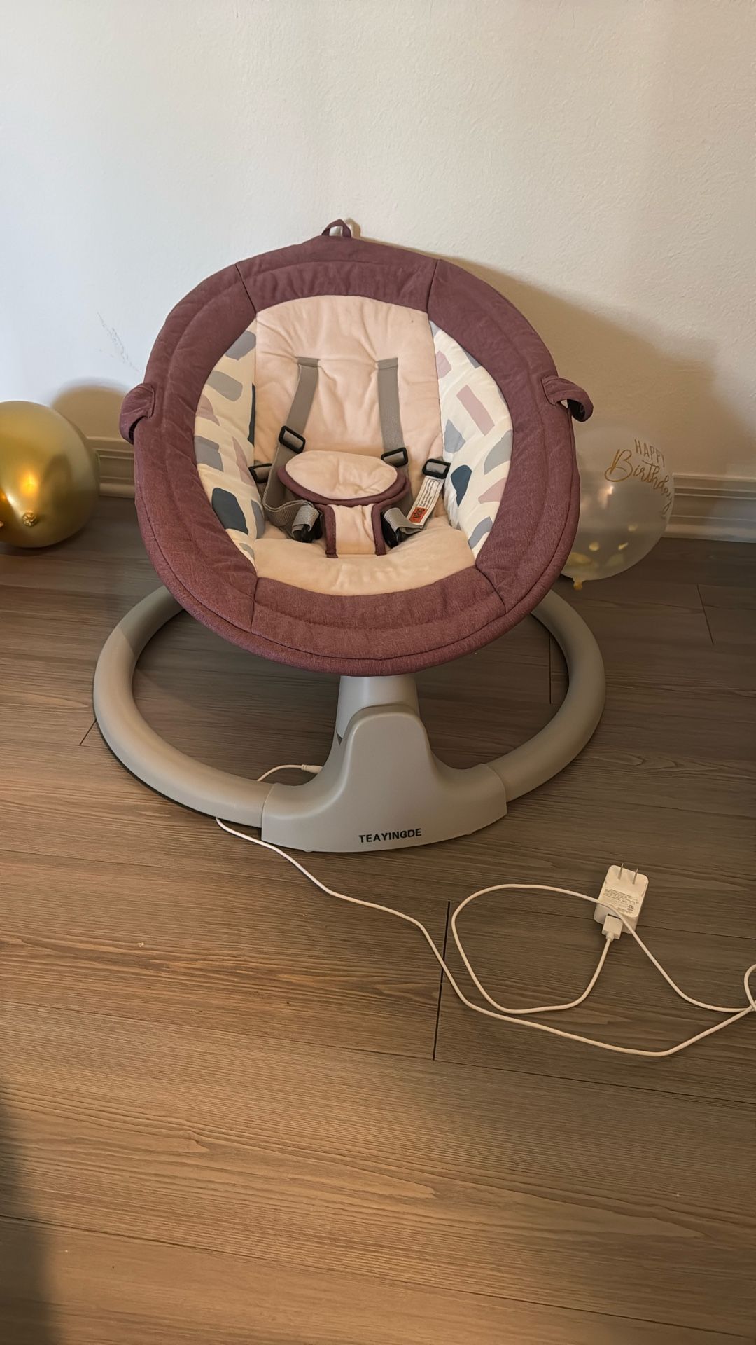 TEAYINGDE Baby Swing ( Pink)