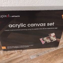 Cupixel Acrylic Canvas Set, Premium Device Stand