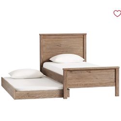 Pottery Barn Twin Bed With Trundle