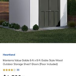 8x7.5 DIY Shed KIT For Sale With Install 