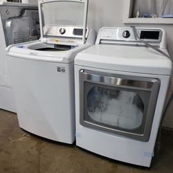 SET LG  WASHER AND DRYER ELECTRIC