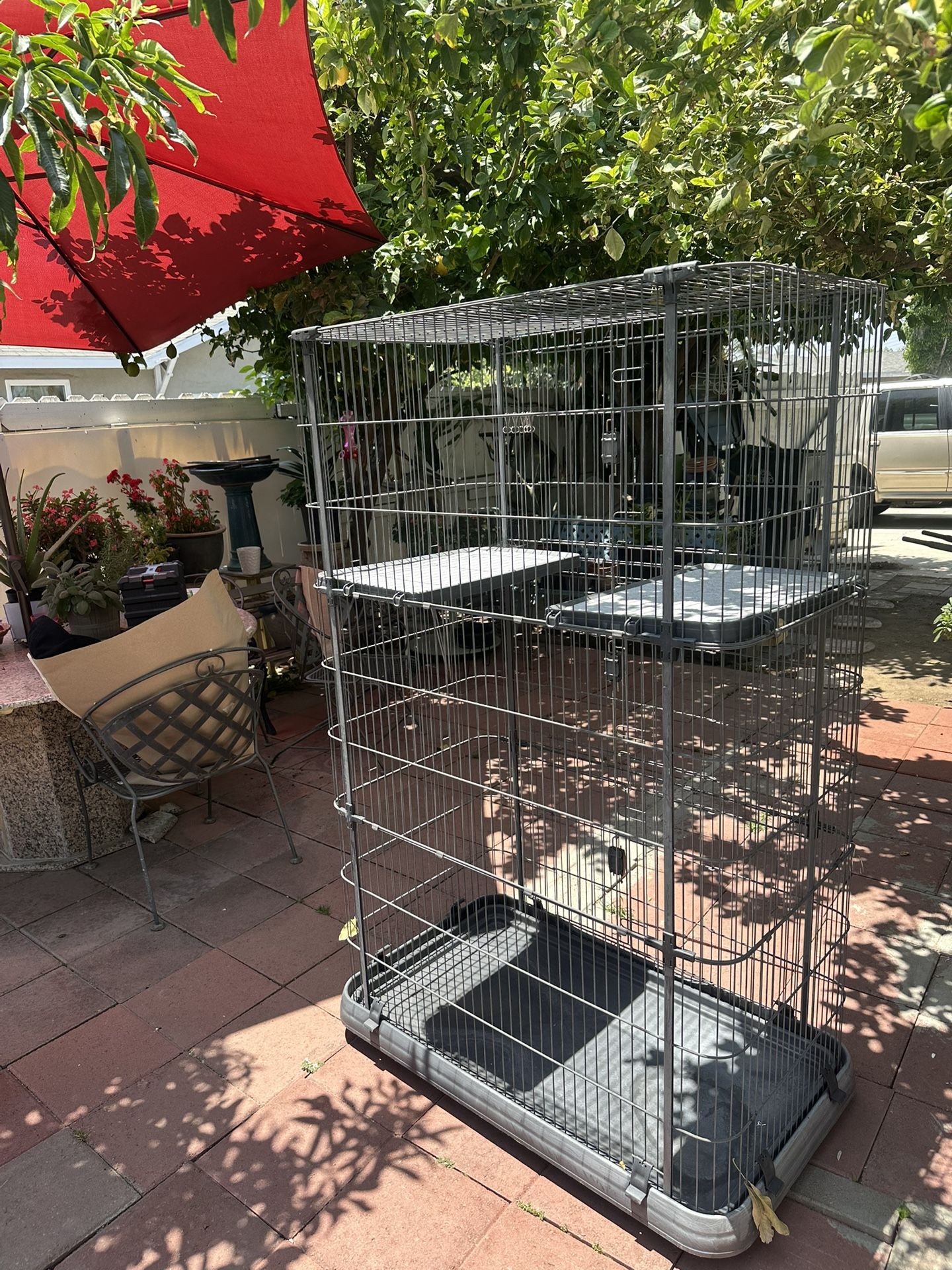 Bird Cage With Wheels