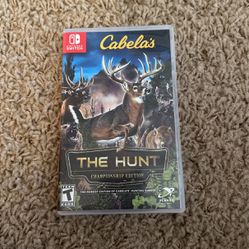 Cabela The Hunt Champion Ship Edition For Nintendo Switch Pick Up Only No Shipping 